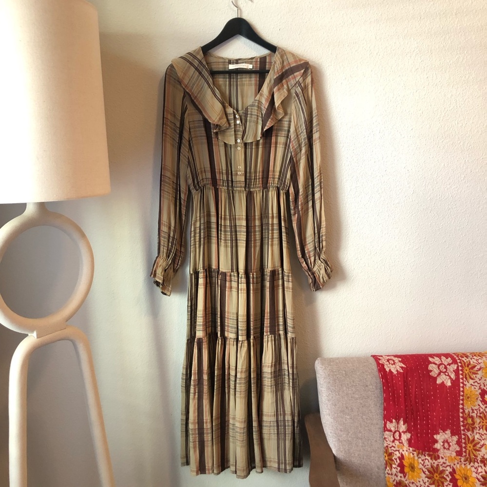 Christy Dawn Alana Dress, Harvest Plaid